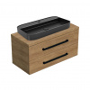 Swiss aqua technologies Koupelnová skříňka s umyvadlem a krycí deskou SAT Cube Way 100x47,5x46 cm dub Hickory mat CUBE46C1003DHSAT40 Swiss aqua technologies Koupelnová skříňka s umyvadlem a krycí deskou SAT Cube Way 100x47,5x46 cm dub Hickory mat CUBE46C1003DHSAT40