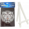 Norimpex diamantové maľovanie Biely tiger 15 x 20 cm so stojanom Norimpex diamantové maľovanie Biely tiger 15 x 20 cm so stojanom