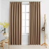zahrada-XL Zatemňovacie závesy s háčikmi 2 ks, sivohnedé 140x225 cm 134439 zahrada-XL Zatemňovacie závesy s háčikmi 2 ks, sivohnedé 140x225 cm 134439