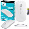 Bezdrátová počítačová myš 2.4G pro PC, IPAD, IPHONE Barva: Bílá Bezdrátová počítačová myš 2.4G pro PC, IPAD, IPHONE Barva: Bílá