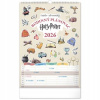 NOTIQUE Nástenný kalendár Rodinný plánovací Harry Potter 2026, 33 x 46 cm NOTIQUE Nástenný kalendár Rodinný plánovací Harry Potter 2026, 33 x 46 cm