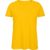 B&C | Inspire T /women, Dámske tričko Medium Fit z bio bavlny, žltá gold, XXL B&C | Inspire T /women, Dámske tričko Medium Fit z bio bavlny, žltá gold, XXL