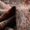 Úplet nurek krepa paisley modrá/hnědá Úplet nurek krepa paisley modrá/hnědá
