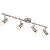 Globo Lighting Kinley nástenná lampa 4x3 W niklová 57385-4 Globo Lighting Kinley nástenná lampa 4x3 W niklová 57385-4