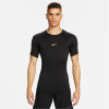 Nike Pro Men's Tight Fit Short-Sleeve Top Black 2XL Nike Pro Men's Tight Fit Short-Sleeve Top Black 2XL