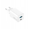 Forever Nabíječka GaN PD QC do zásuvky TC-08-45AC 1x USB-C 1x USB 45W bílá Forever Nabíječka GaN PD QC do zásuvky TC-08-45AC 1x USB-C 1x USB 45W bílá