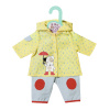 Zapf Creation BABY born Deluxe Súprava do dažďa žltá Zapf Creation BABY born Deluxe Súprava do dažďa žltá