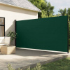 zahrada-XL Zaťahovacia bočná markíza tmavozelená 200x600 cm 4004560 zahrada-XL Zaťahovacia bočná markíza tmavozelená 200x600 cm 4004560