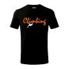 Climbing písací text - Tričko detské bavlnené - 134 cm/8 rokov ( Čierna ) Climbing písací text - Tričko detské bavlnené - 134 cm/8 rokov ( Čierna )