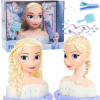 Deluxe Disney Princezná Elsa Frozen Veľká hlava bábiky na úpravu vlasov + príslušenstvo Deluxe Disney Princezná Elsa Frozen Veľká hlava bábiky na úpravu vlasov + príslušenstvo