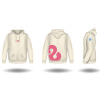 Hoodie BEAL Barva: white, Velikost: XL Hoodie BEAL Barva: white, Velikost: XL