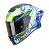 Prilba Scorpion EXO-R1 Evo II Air CORNERING White Blue Green Veľkosť: M (57-58 cm) Prilba Scorpion EXO-R1 Evo II Air CORNERING White Blue Green Veľkosť: M (57-58 cm)