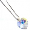 Náhrdelník Swarovski elements srdce dúhové - Crystal AB 18mm Náhrdelník Swarovski elements srdce dúhové - Crystal AB 18mm