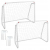 Aldotrade Futbalová bránka 124 x 96 x 61 cm, sada2 ks Aldotrade Futbalová bránka 124 x 96 x 61 cm, sada2 ks