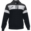 Joma Mikina CREW IV HOODIE JACKET BLACK-ANTHRACITE Veľkosť: M Joma Mikina CREW IV HOODIE JACKET BLACK-ANTHRACITE Veľkosť: M