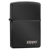 Zippo High Polish Black Logo 26332 Zippo High Polish Black Logo 26332