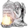 Dekorácia MagicHome, Anjel so sviečkou, LED, polyresin, na hrob, 12x8x12 cm Dekorácia MagicHome, Anjel so sviečkou, LED, polyresin, na hrob, 12x8x12 cm