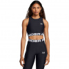 Dámske tielko Under Armour HeatGear Rib Tank čierna|XS Dámske tielko Under Armour HeatGear Rib Tank čierna|XS