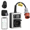 EV Mobilná nabíjačka, malý Wallbox 22kW 32A 3F, zásuvka typ 2 s reguláciou a RFID EV Mobilná nabíjačka, malý Wallbox 22kW 32A 3F, zásuvka typ 2 s reguláciou a RFID
