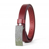 Dámsky kožený opasok SWAROVSKI GREEN, šírka 2cm, Vyrobené na Slovensku - Bordová Dámsky kožený opasok SWAROVSKI GREEN, šírka 2cm, Vyrobené na Slovensku - Bordová