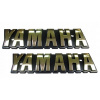 Logo, Emblémy na palivovú nádrž Yamaha - Zlaté; 2ks Logo, Emblémy na palivovú nádrž Yamaha - Zlaté; 2ks