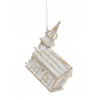 Vianočné ozdoby - Kostol biely a zlatý dekoratívny prívesok 9,5 cm Bauble (Vianočné ozdoby - Kostol biely a zlatý dekoratívny prívesok 9,5 cm Bauble) Vianočné ozdoby - Kostol biely a zlatý dekoratívny prívesok 9,5 cm Bauble (Vianočné ozdoby - Kostol biely a zlatý dekoratívny prívesok 9,5 cm Bauble)