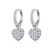 Emporial strieborné náušnice Trblietavé srdcia SCE821 Emporial strieborné náušnice Trblietavé srdcia SCE821