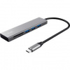 Trust Halyx Aluminium USB-C to 4-Port USB-A 3.2 Hub 24191 Trust Halyx Aluminium USB-C to 4-Port USB-A 3.2 Hub 24191