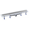 Polysan Sprchový žlab KLAVER 71 cm plast nerez 73721 Polysan Sprchový žlab KLAVER 71 cm plast nerez 73721