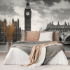 Fototapeta Big Ben v Londýne v čiernobielom Fototapeta Big Ben v Londýne v čiernobielom