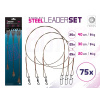 Delphin Fluorocarbon BOMB! s obratlíkom a karabínkou 35 cm 18 kg 2 ks Delphin Fluorocarbon BOMB! s obratlíkom a karabínkou 35 cm 18 kg 2 ks