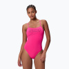 Dámske jednodielne plavky Speedo Endurance+ Logo Thin Strap margarita pink Dámske jednodielne plavky Speedo Endurance+ Logo Thin Strap margarita pink