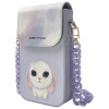 Kryt Nimmy Set 3v1 Phone Bag + Wallet + Gps Cover Big Eyed Pet 2.0 Rabbit Purple Kryt Nimmy Set 3v1 Phone Bag + Wallet + Gps Cover Big Eyed Pet 2.0 Rabbit Purple