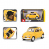 Bburago Fiat 500 F 1965 Bijoux žltá 1:24 Bburago Fiat 500 F 1965 Bijoux žltá 1:24