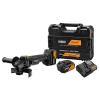 DeWalt DCG45MP2T aku bezuhlíková úhlová bruska 125mm, 18V/2*5Ah, kufr, edice McLaren F1 DeWalt DCG45MP2T aku bezuhlíková úhlová bruska 125mm, 18V/2*5Ah, kufr, edice McLaren F1