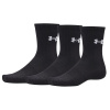 Under Armour Performance Cotton Crew 3 Pack Ultimate Black/White 42-47.5 Under Armour Performance Cotton Crew 3 Pack Ultimate Black/White 42-47.5