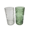 Váza sklo reliéfným vzorom v25/pr.12cm Váza sklo reliéfným vzorom v25/pr.12cm
