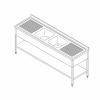 Maxima Umývací stôl - 2 drezy - 190 x 70 cm | Maxima 09394090 Maxima Umývací stôl - 2 drezy - 190 x 70 cm | Maxima 09394090