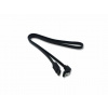 Cable data PremiumCord 0.45m SATA 3.0 data cable, 6GBs, metal latch, 90° Cable data PremiumCord 0.45m SATA 3.0 data cable, 6GBs, metal latch, 90°