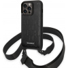 Plastové puzdro Karl Lagerfeld na Apple iPhone 14 Pro KLHCP14LSTMMK Monogram Crossbody čierne Plastové puzdro Karl Lagerfeld na Apple iPhone 14 Pro KLHCP14LSTMMK Monogram Crossbody čierne