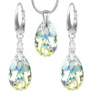 Stříbrná souprava vyrobena s CRYSTALLIZED™ Swarovski Elements KAPKA 22mm LSW076S Stříbrná souprava vyrobena s CRYSTALLIZED™ Swarovski Elements KAPKA 22mm LSW076S