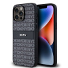 DKNY PU Leather Repeat Pattern Tonal Stripe Apple iPhone 14 Pro Black DKHCP14LPRTHSLK DKNY PU Leather Repeat Pattern Tonal Stripe Apple iPhone 14 Pro Black DKHCP14LPRTHSLK