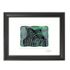 Atelier - Petr Vydra Zebra - zelené vitrážové sklo v čiernom ráme 30 x 40 cm ( pasparta 21 x 30 cm ) Atelier - Petr Vydra Zebra - zelené vitrážové sklo v čiernom ráme 30 x 40 cm ( pasparta 21 x 30 cm )