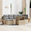zahrada-XL Súprava záhradných pohoviek 7 pcs béžová a svetlosivá 3348856 zahrada-XL Súprava záhradných pohoviek 7 pcs béžová a svetlosivá 3348856