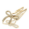 Fiona Franchimon Nº1 Hairpin Steel Crystals By Swarovski spona do vlasů odstín yellow gold finish pro ženy Fiona Franchimon Nº1 Hairpin Steel Crystals By Swarovski spona do vlasů odstín yellow gold finish pro ženy