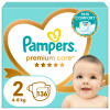 Plienky Pampers Premium Care, veľkosť 2 (4-8 kg), 136 ks Plienky Pampers Premium Care, veľkosť 2 (4-8 kg), 136 ks
