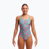 Dámske jednodielne plavky Funkita Diamond Back Planted Pink Dámske jednodielne plavky Funkita Diamond Back Planted Pink