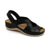 Leon 924 Zdravotne celokožené sandále 37 - 23cm, čierna, 4,5 cm Leon 924 Zdravotne celokožené sandále 37 - 23cm, čierna, 4,5 cm