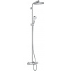 Hansgrohe Sprchový systém Crometta S na stěnu s vanovým termostatem chrom 27320000 Hansgrohe Sprchový systém Crometta S na stěnu s vanovým termostatem chrom 27320000