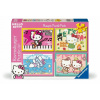 Puzzle pre deti 2D: Hello Kitty, sada 4x100 dielikov Ravensburger Puzzle pre deti 2D: Hello Kitty, sada 4x100 dielikov Ravensburger